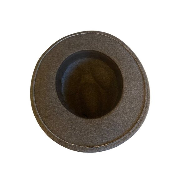 Gray Wool Blend Hipster Hat One Size - Picture 5 of 6